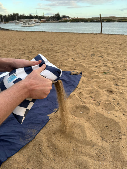 Navy Sand Pillow